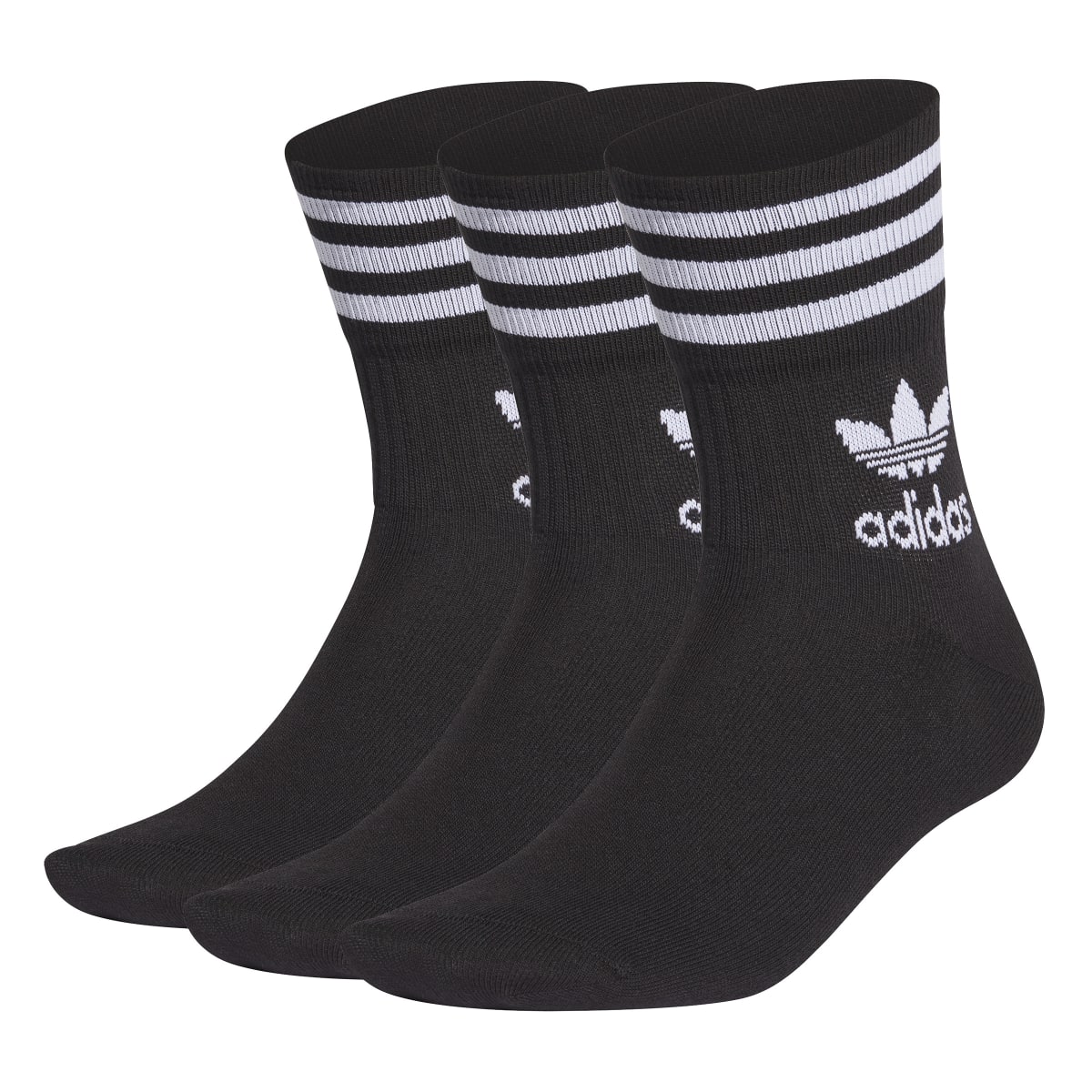 Adidas Mid Cut Crew 3 Pack Socks