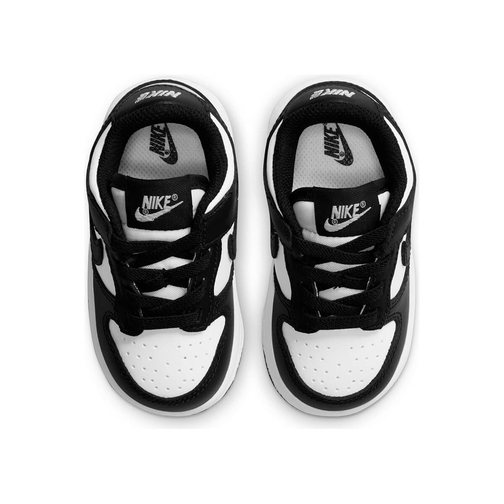 nike dunk low black and white infant